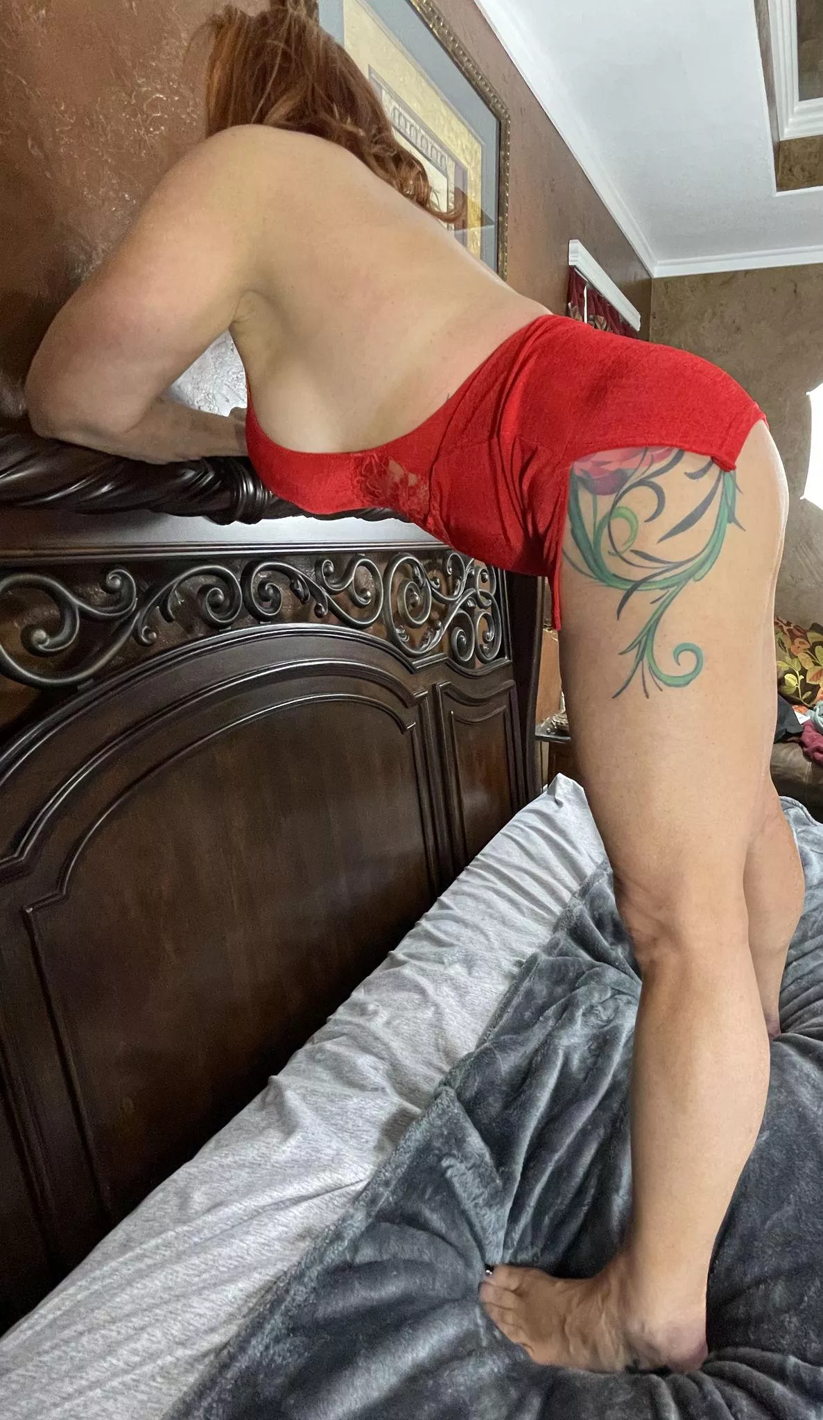 You check into your hotel on a business trip and walk into your room and find a gift from your buddies on the bed. It turns out that she's a 55yo grandma. You kicking me out, or calling down to have a couple of bottles of wine sent up? posted by Nikki_the_GILF