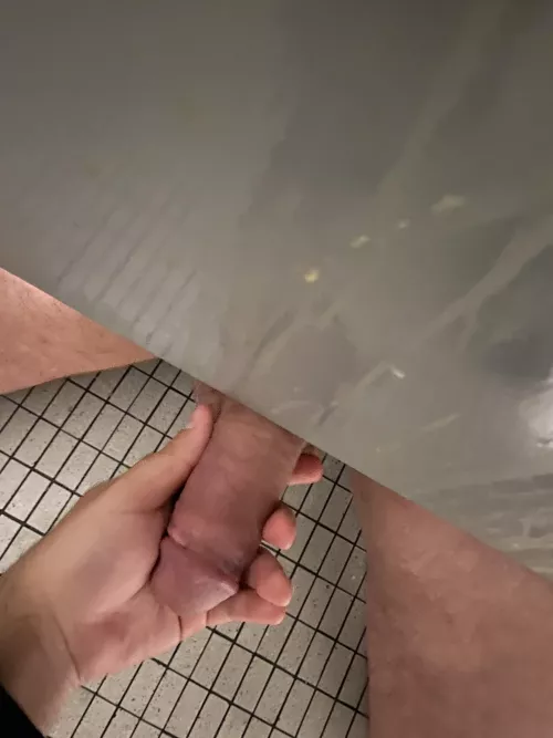 Another day, another cock at the cruisey restroom by rainbowswiftie13