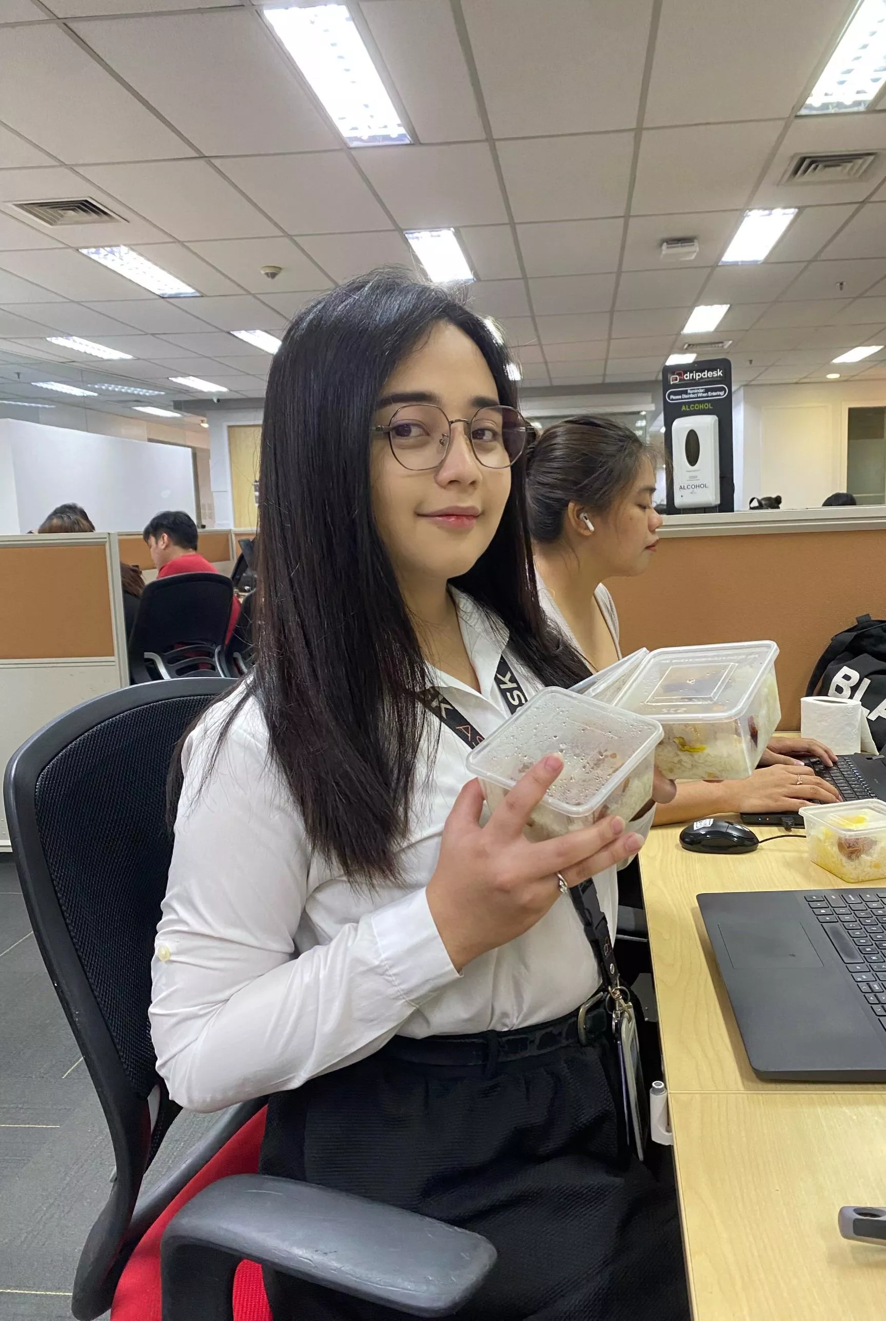 As ur assistant that will bring some food to your office and make me as ur dessert after lol.  posted by Barbielatzzz