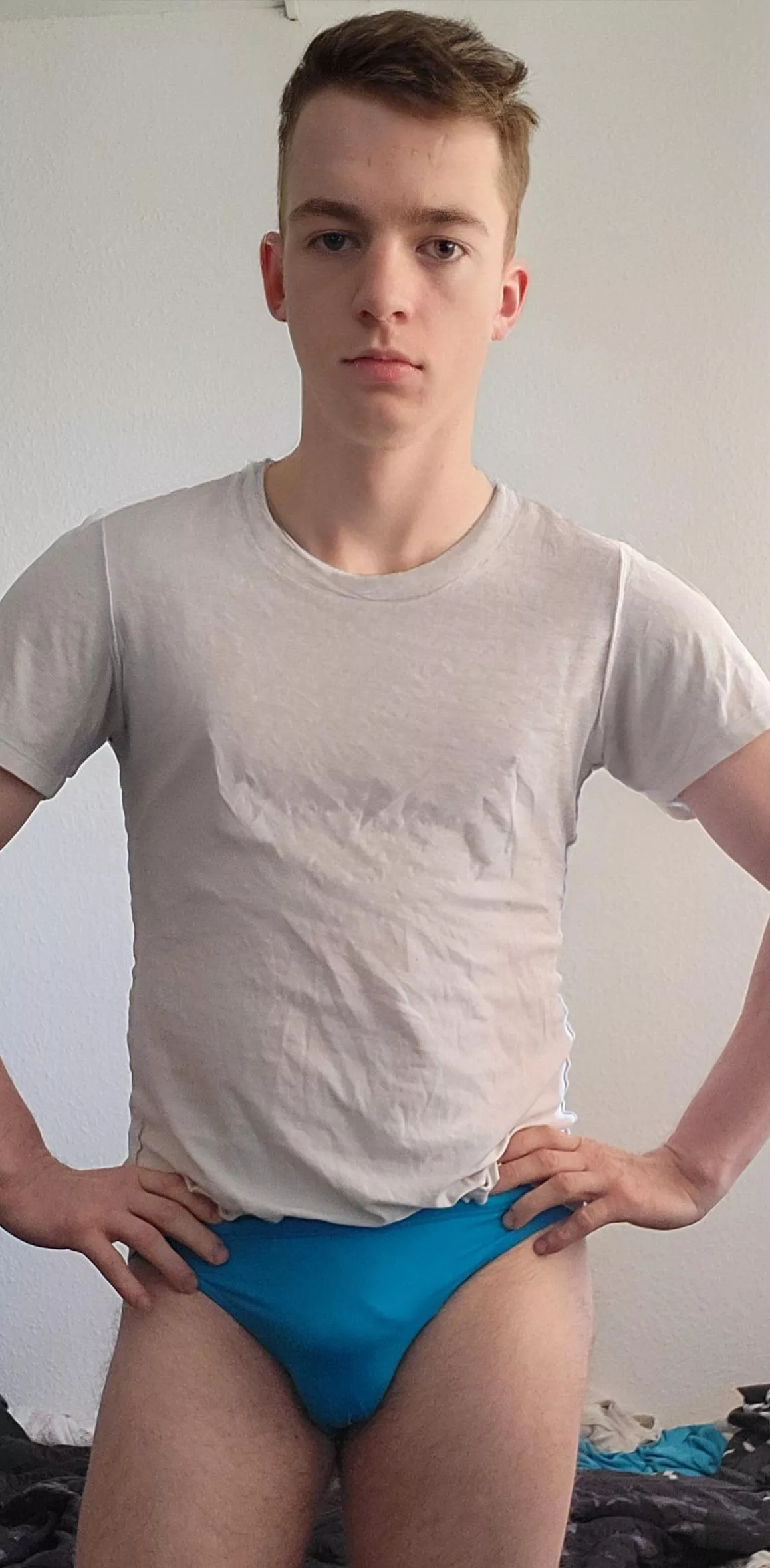 Blue speedo posted by Sensitive_Muffin321