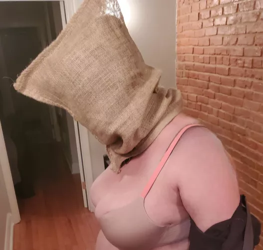 Burlap hood by Pir8Rbrts2