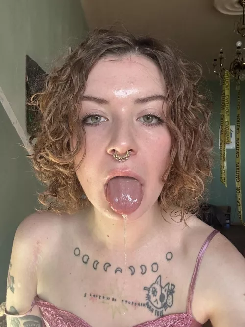 Don't slip in your saliva boy  by feetyourlick