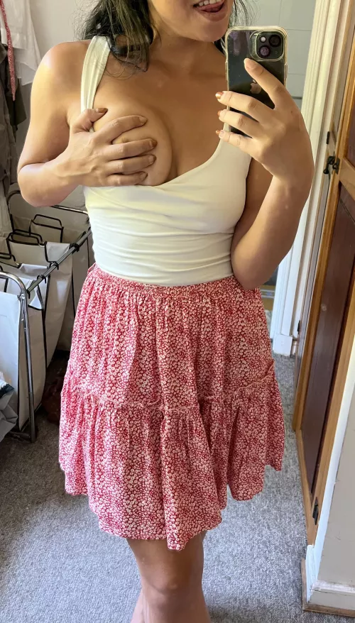 [F] he requested a boobie pic. Was I successful? by SirSanti92