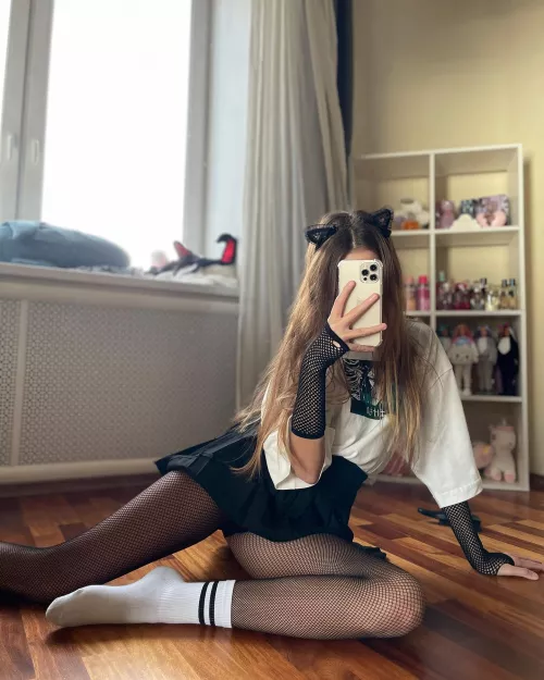 Fishnet and socks [F] by basegvd