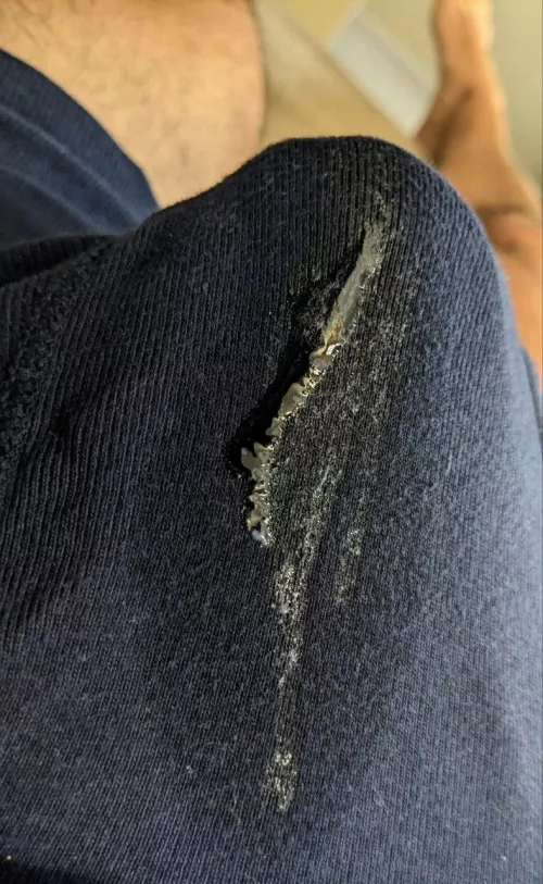 Flooding precum through my boxer briefs. by BigThickEdge