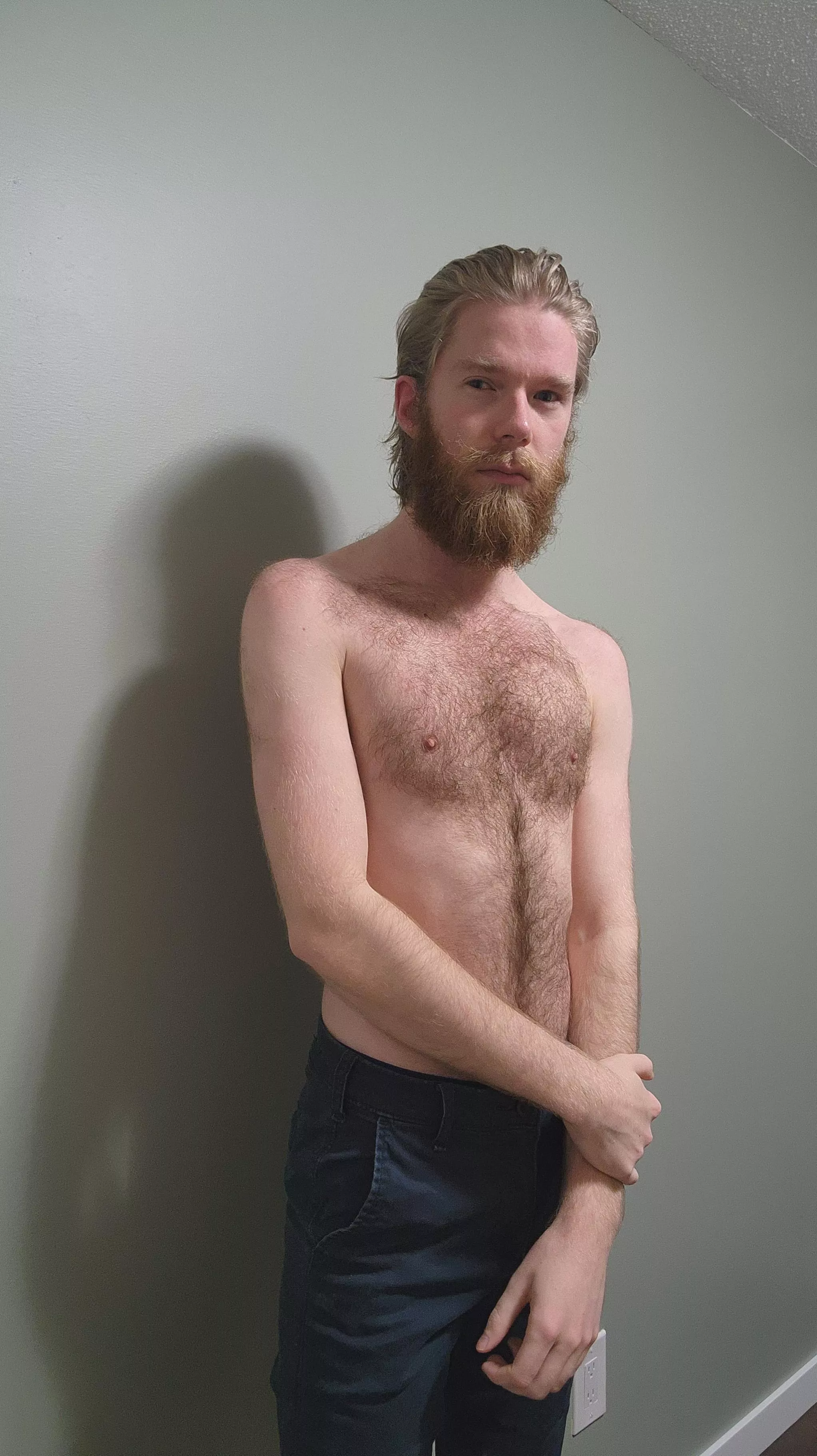 Hi :) I'm 24. my facial & head hair is so long rn 😅 posted by Ecstatic-Patient-188