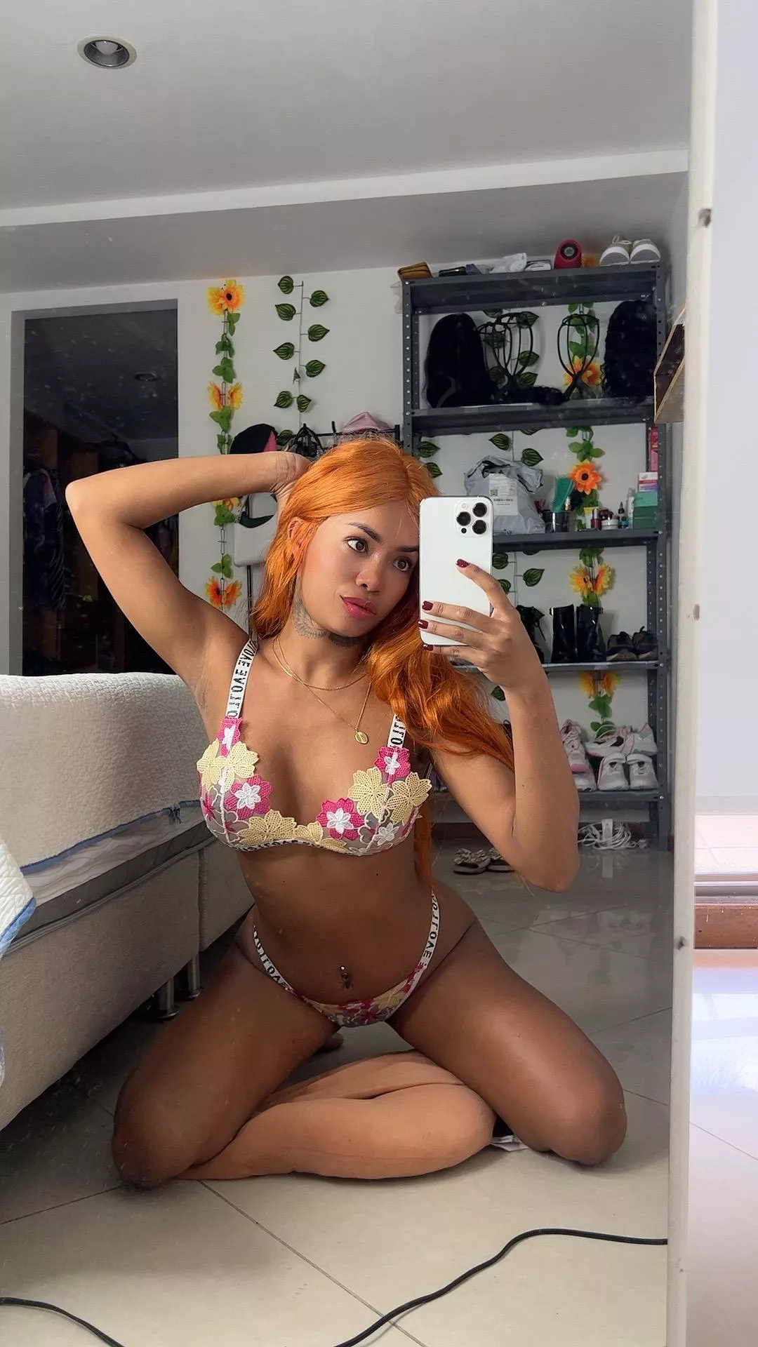 I feel like a naughty angel staring at my neck tattoo posted by Lois_Sloan