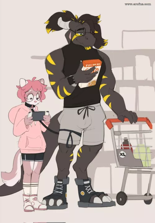 I need me a good boy on a leash in public: Page 1 (Fizzystevie) by AwfulgamesInc