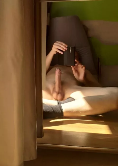 It's nice to warm your balls in the spring sun by Sergey_Moher