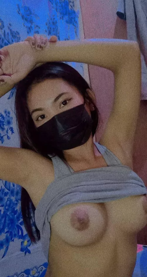 Just a Peak of my Boobs and Clean Shaved Pits by tgstrisha