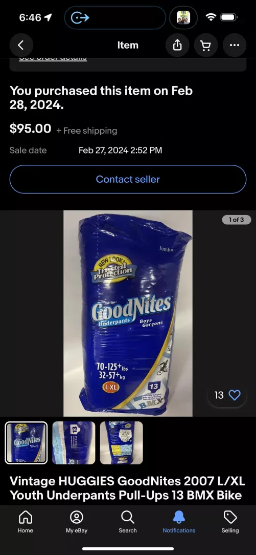 Just won these 2004 BMX goodnites by Wvetford