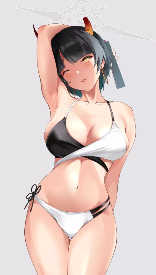 Niga Showing her body by konosubak