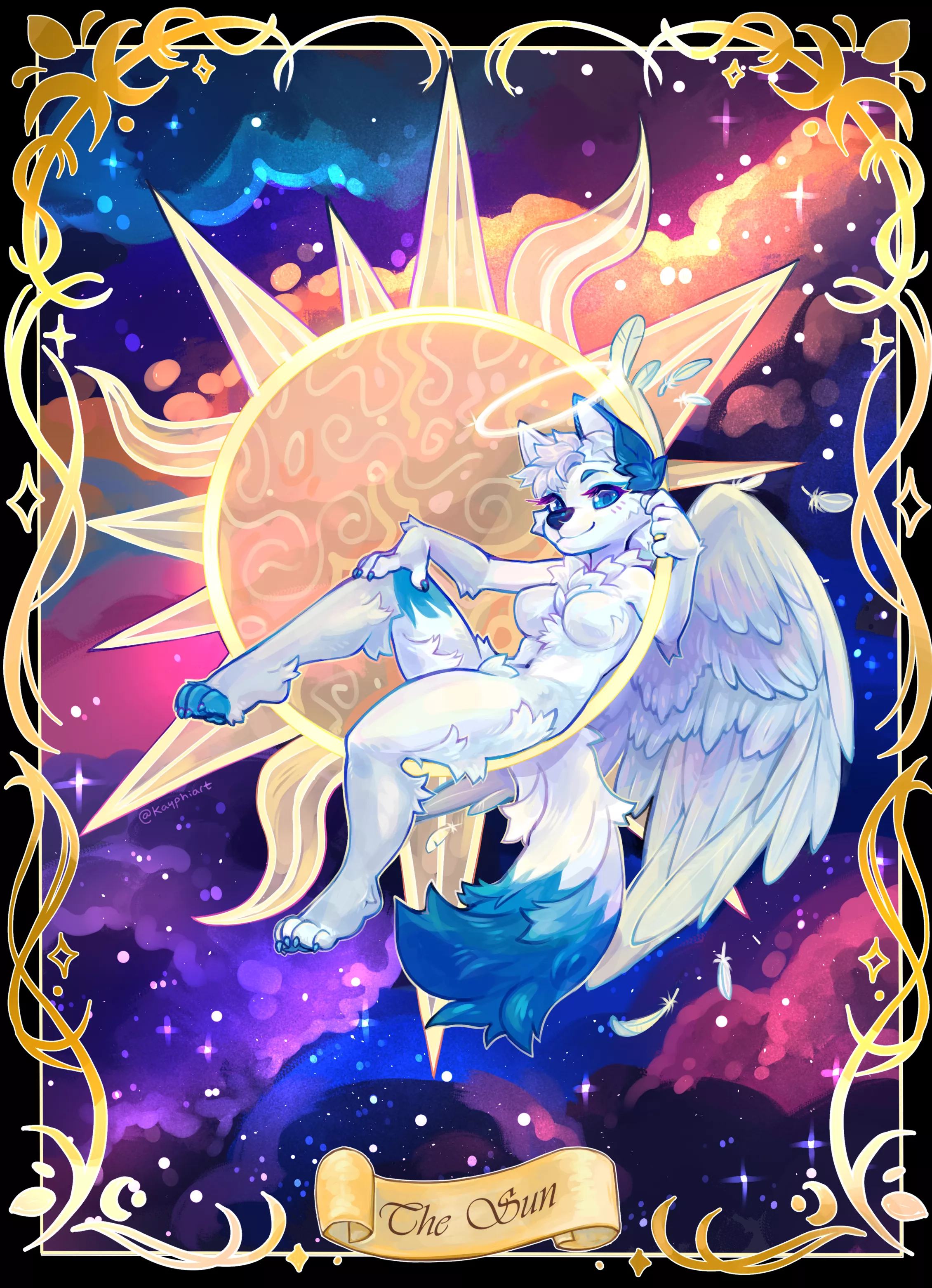 The Sun (art by me @kayphiart) posted by Kayphiart