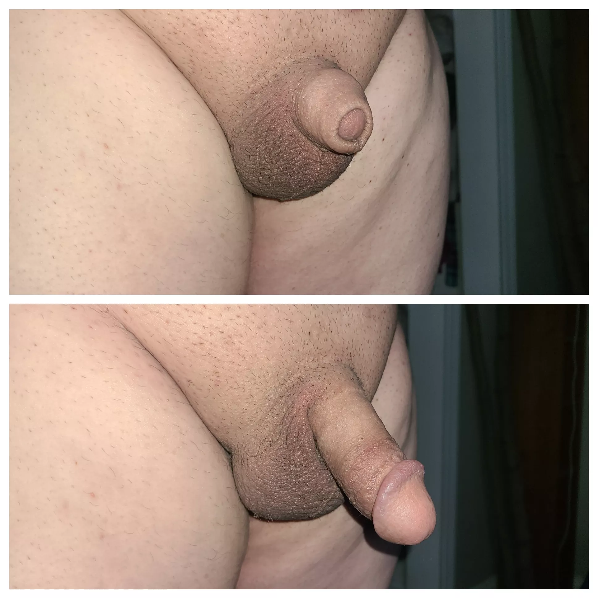 This is what happens when it's cold.  posted by kinkyboy2424