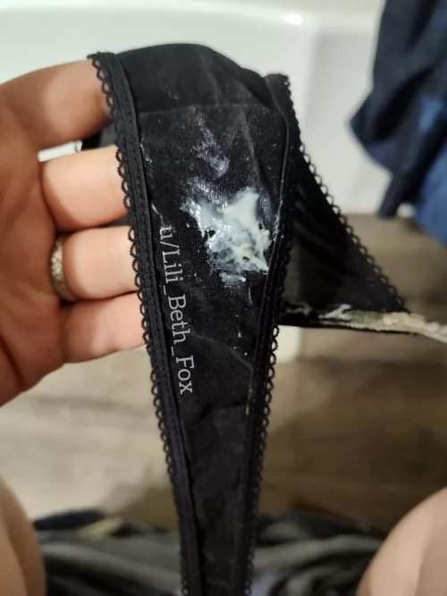 Tiny thong... Extra wet! by Lili_Beth_Fox