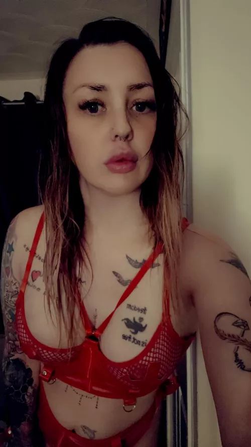 What do you think of my new red bra ? [IRTR] by Hot-Mission1604