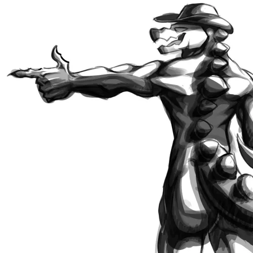 Why they draw him buff, idk, but here he is (by me) by Juanpahulk