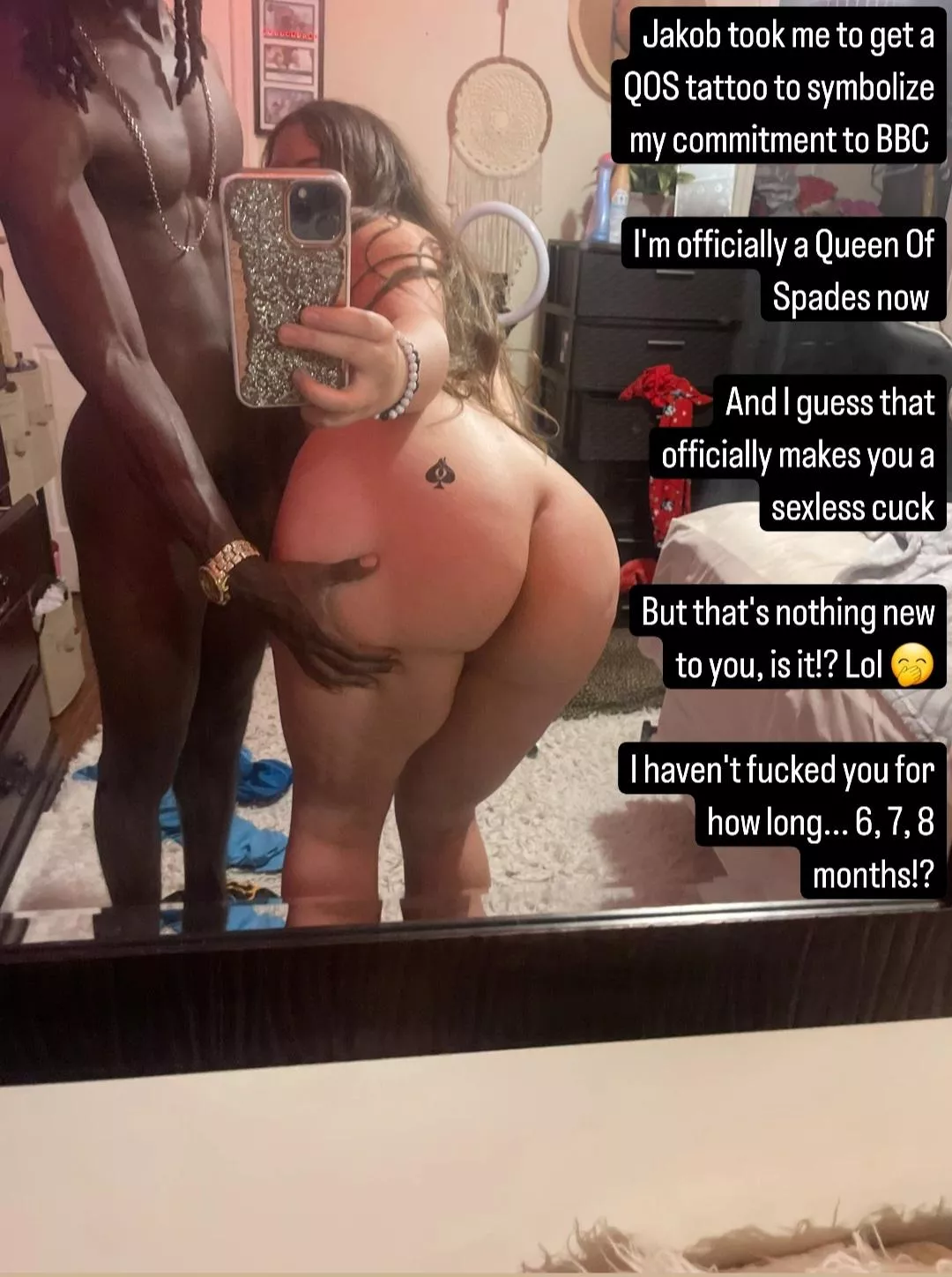 Your gf is now officially as QOS and you're now officially a sexless cuck.. but that's nothing new for you posted by Captiondude1996