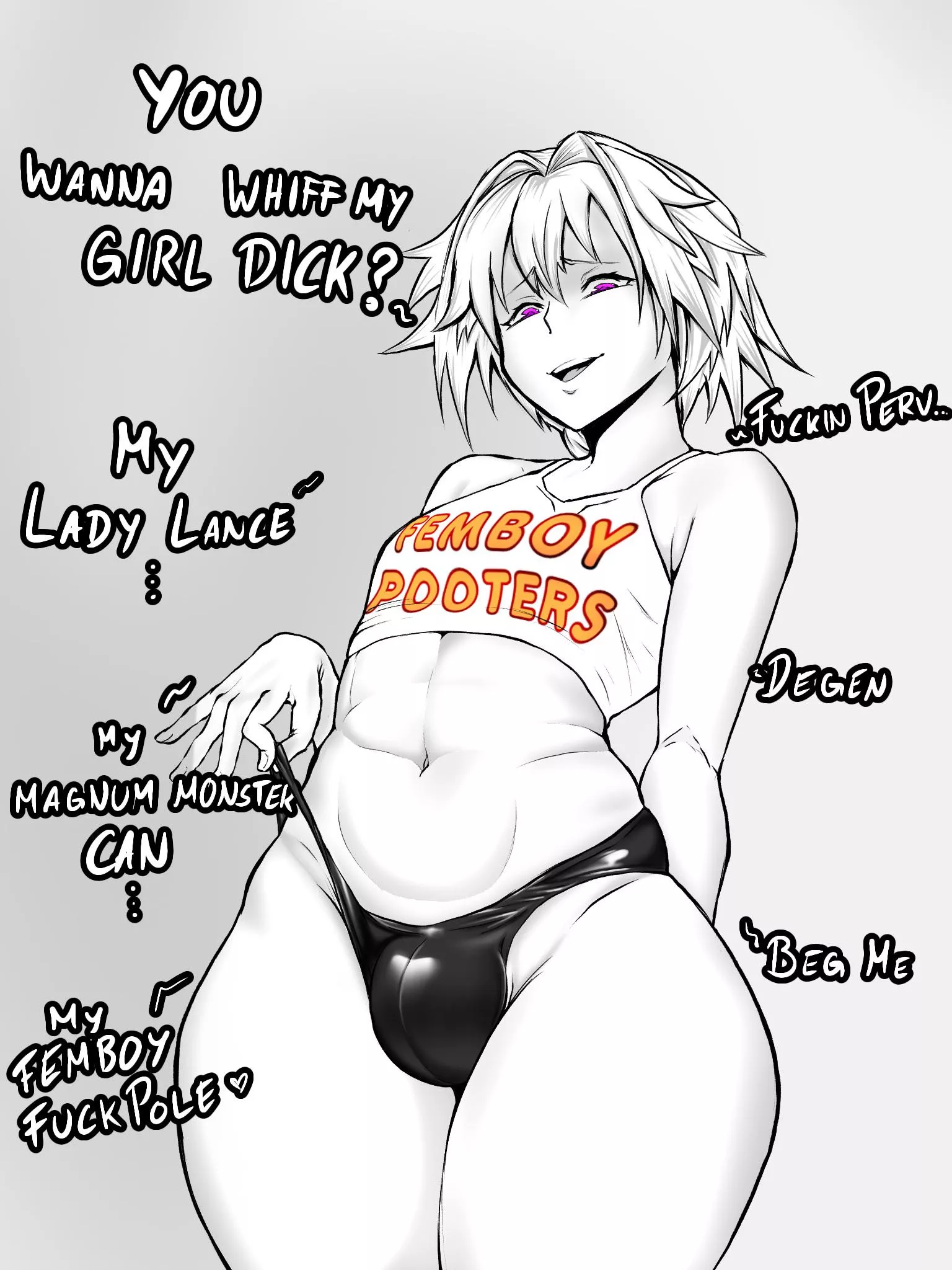 Anyone wanna hit up Femboy Hooters later? Fridays the bully treatment is half off! posted by FurF4g69