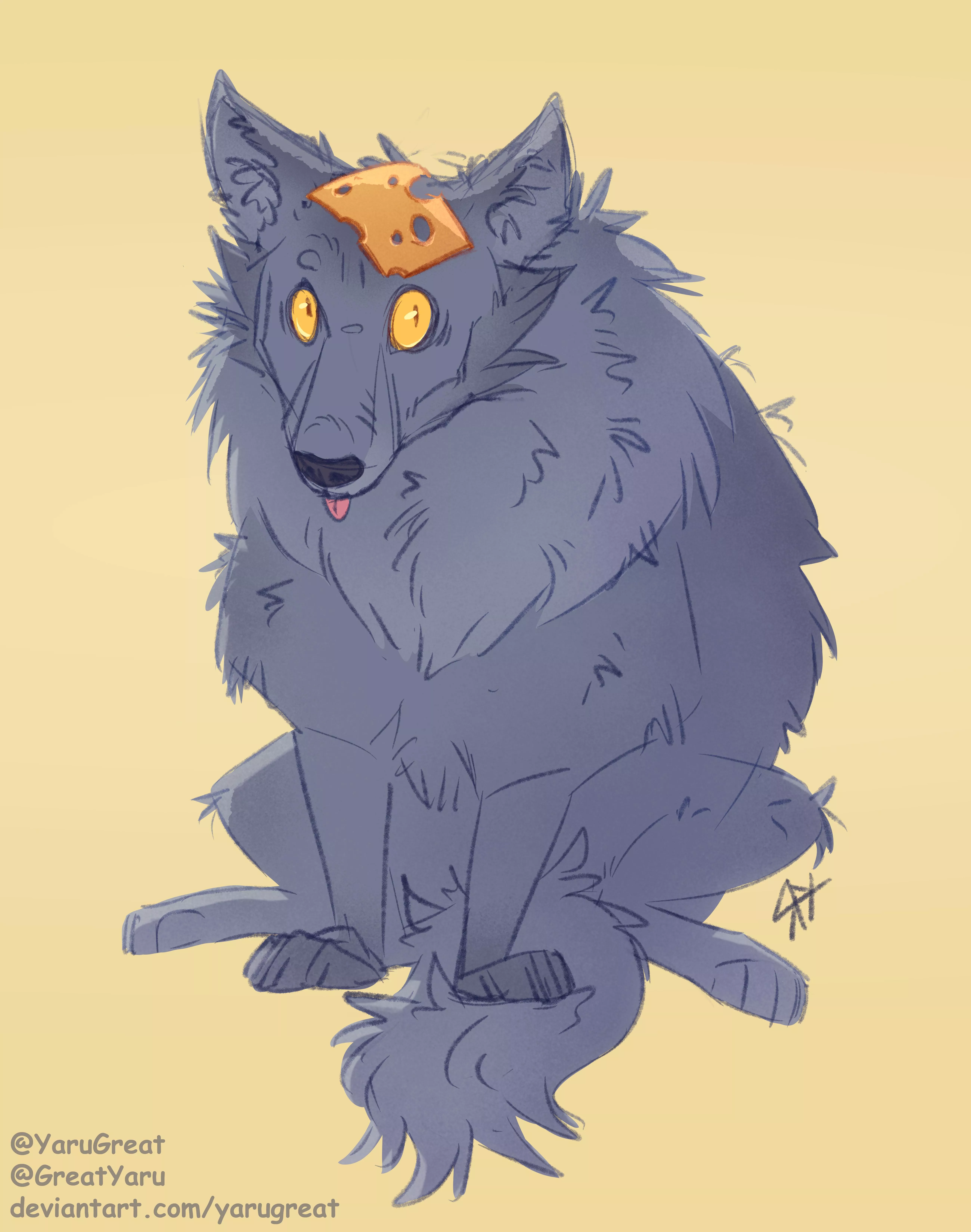 Blep! [art by me] posted by YaruMaps