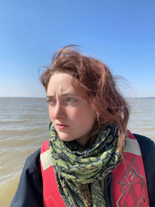 chilling by the water, feeling cute with my life jacket on F18 by aluyarabanib