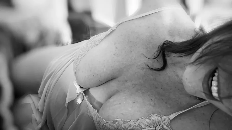 Even in black and white, with those freckles you can tell she’s a sexy little ginger  by TheVikingandHisLady