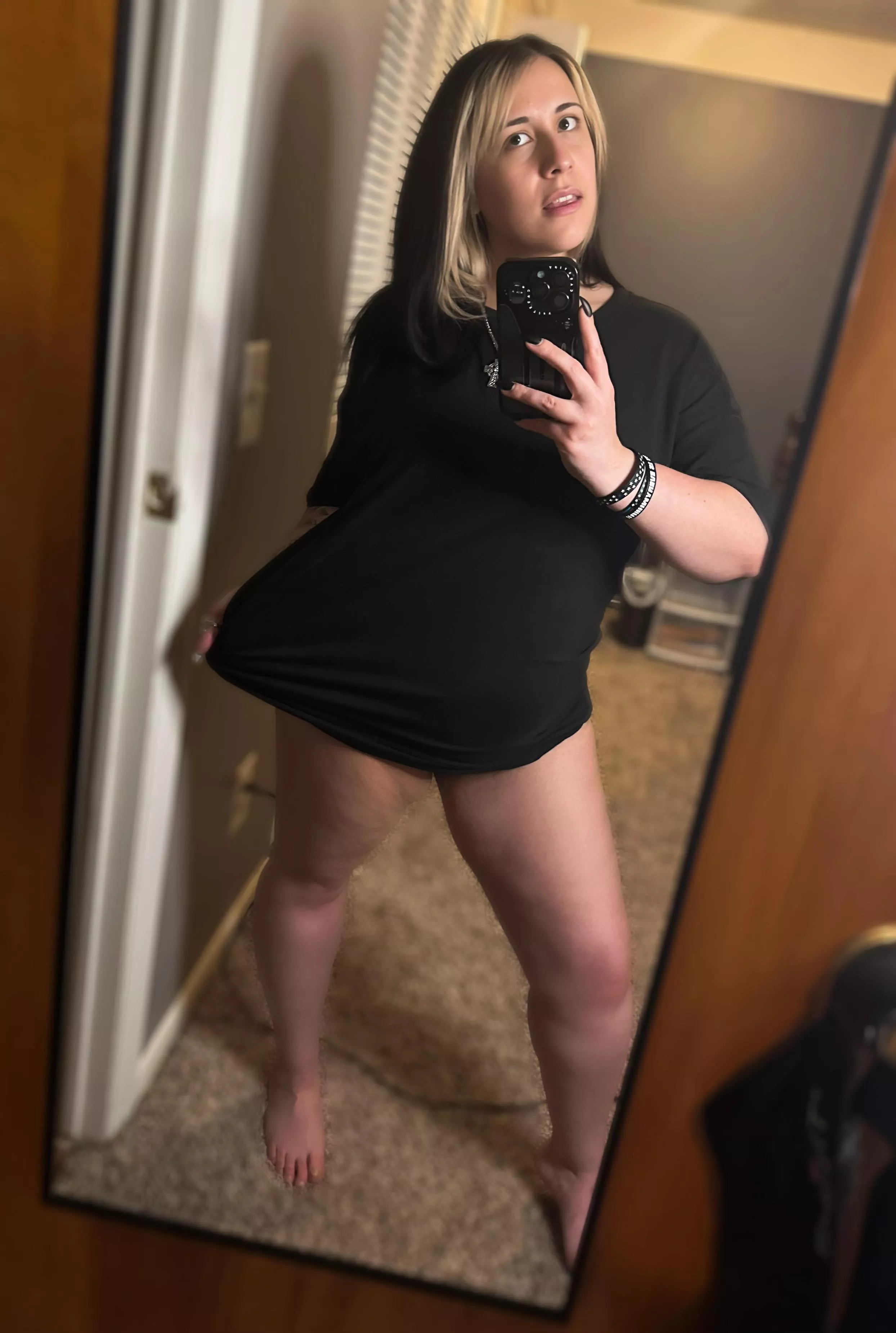 Feeling lazy today. Big T-shirts are the best tease posted by the_morganrose