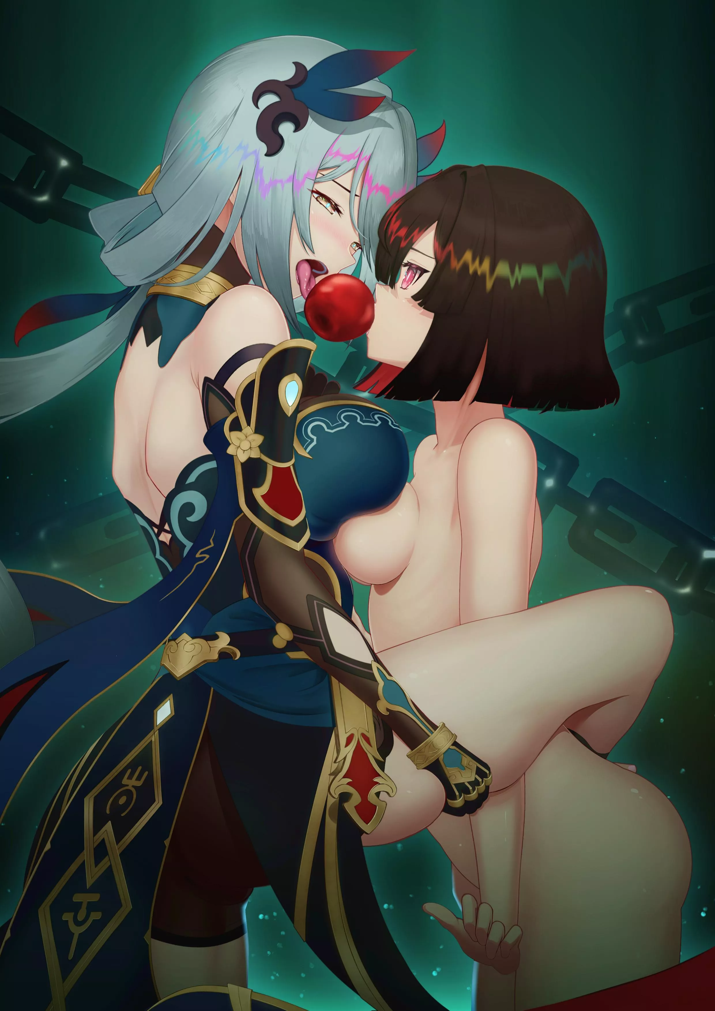 Friends sharing an apple [Honkai: Star Rail] posted by BloodLustHunt