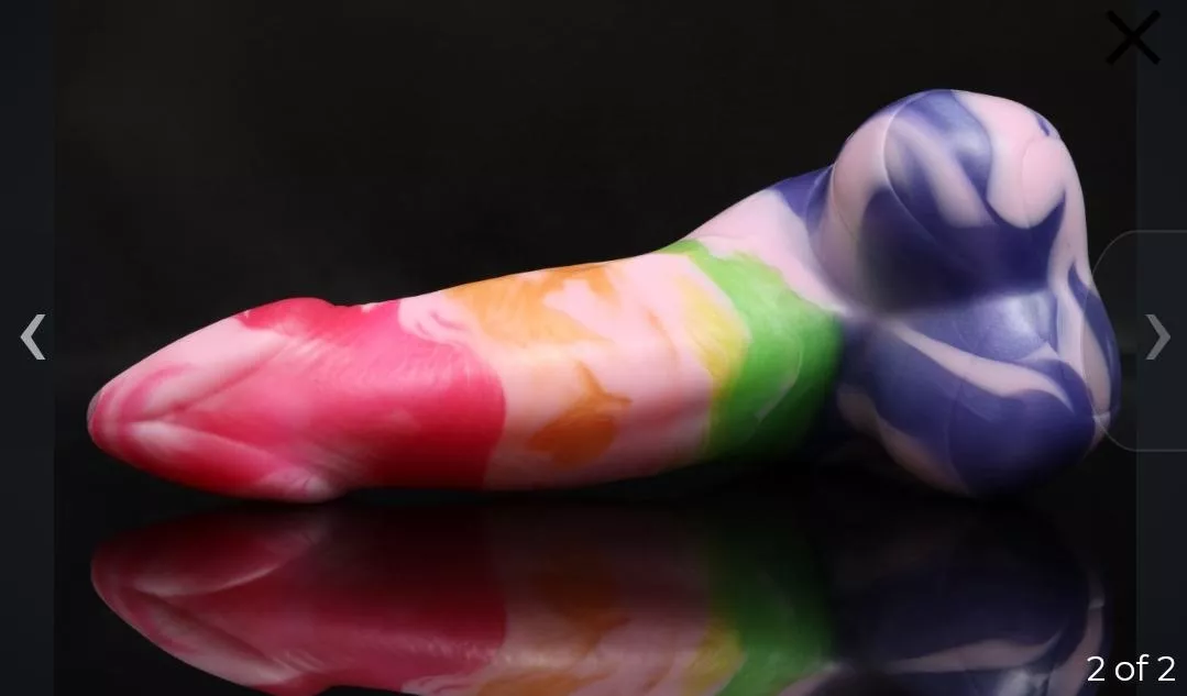 From todays drop: Duke in this beautiful color pattern, suction cup, and a super minor flop! 😍 posted by Luxbae621