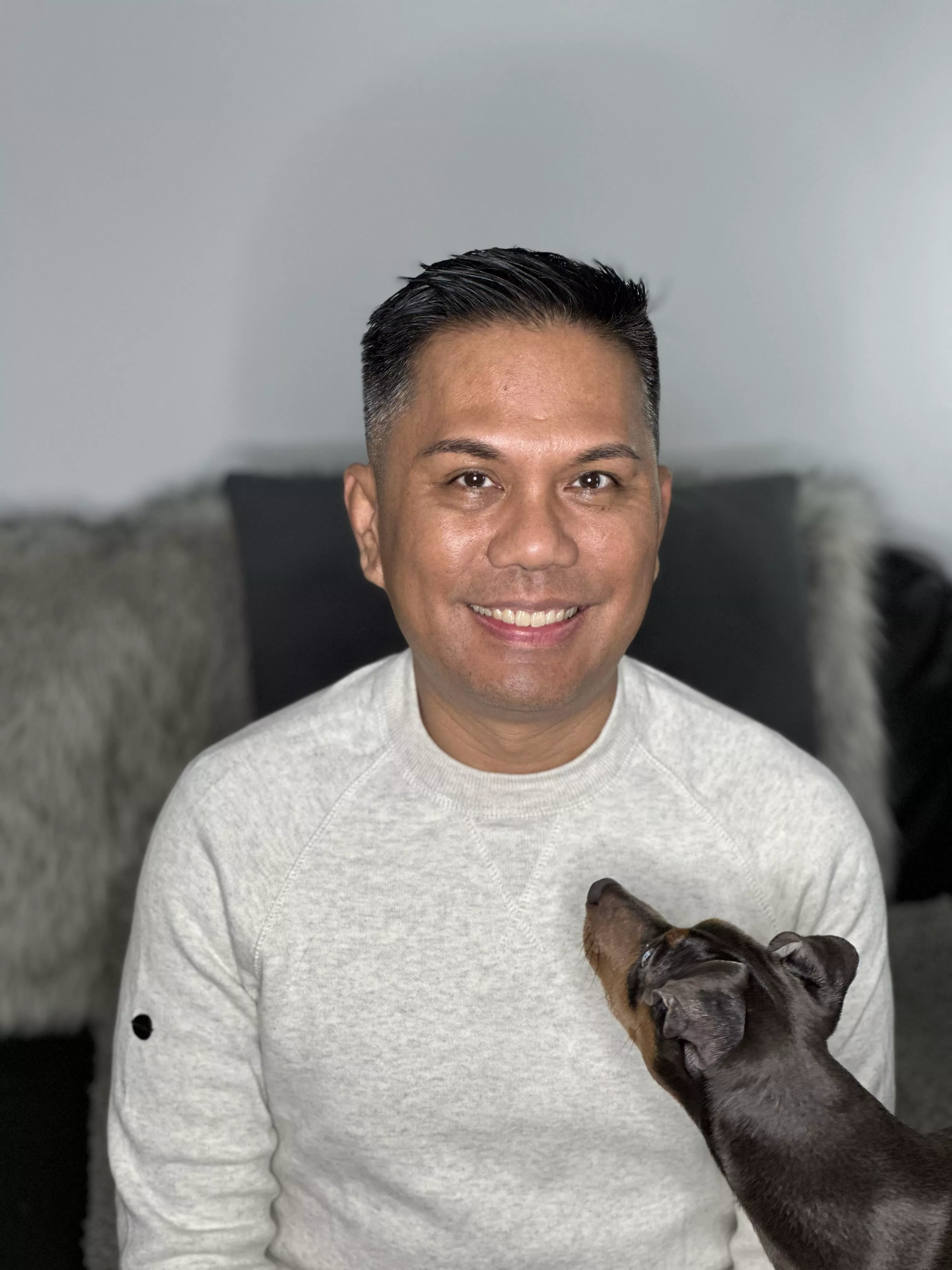 Gaymer and his pup posted by HeIsRandy