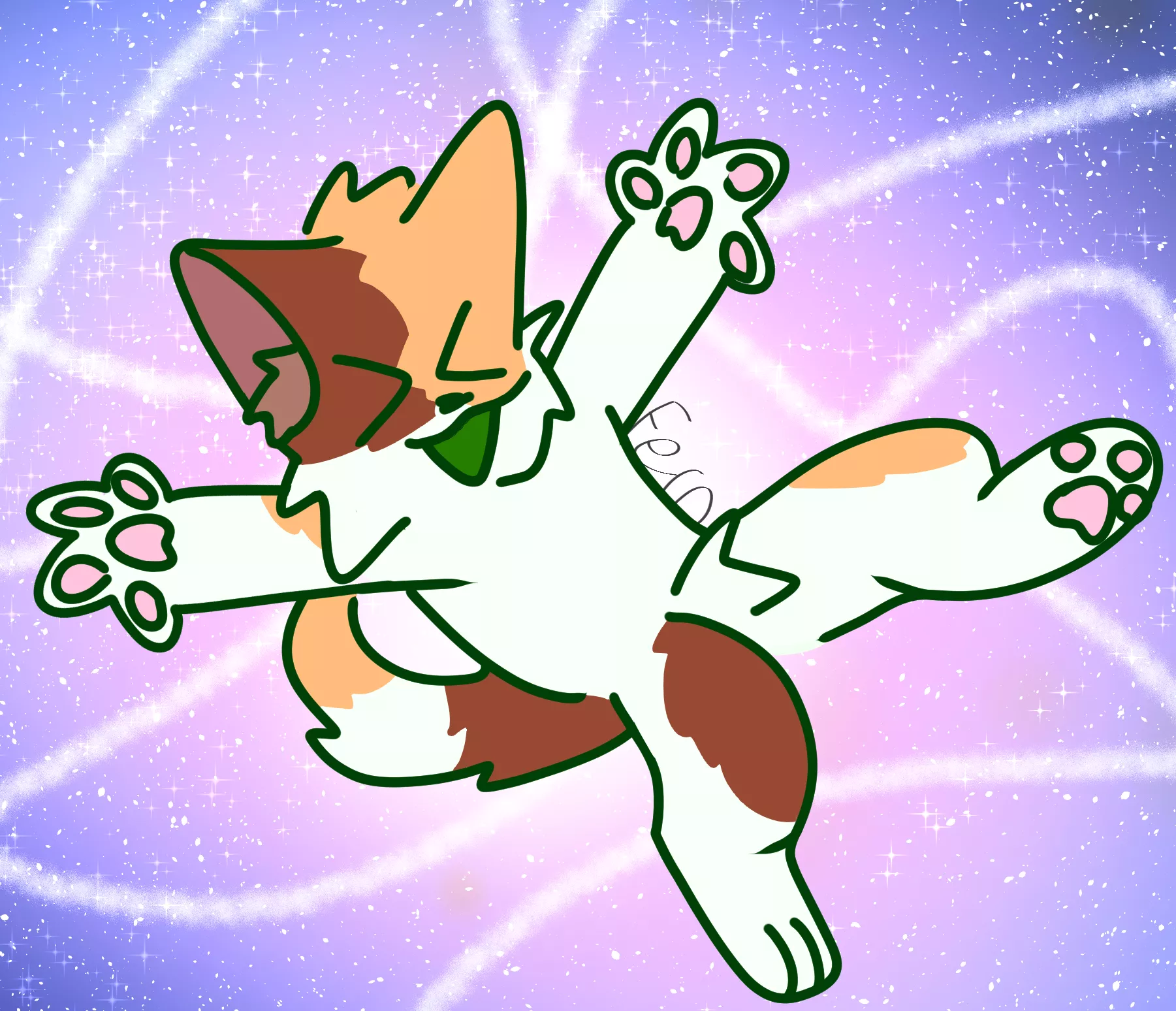 Happy floof [OC] posted by KizaruFloof