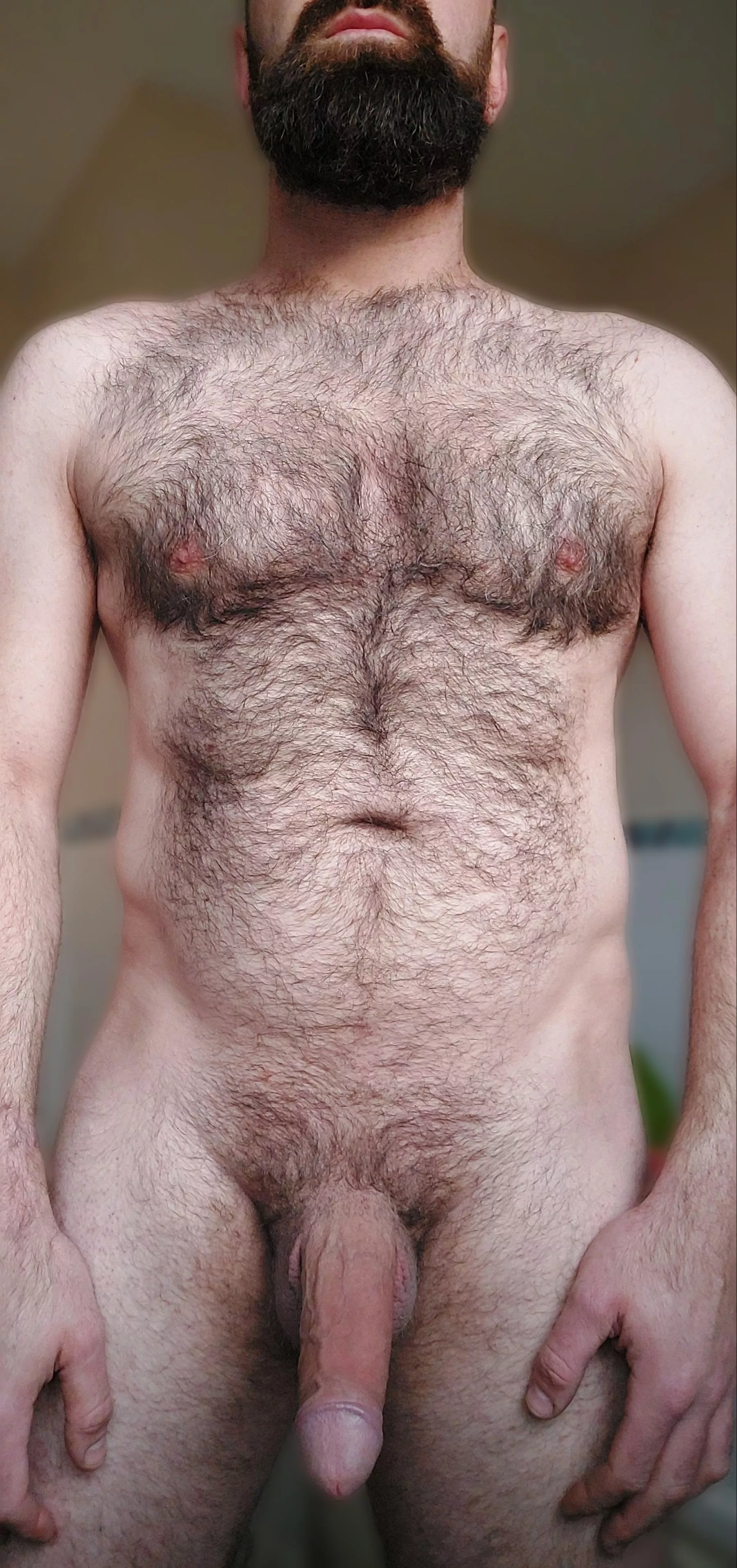 Haven't trimmed my chest in a month now and I'm really enjoying how it looks. Except for the odd grey hair 🤷🏻‍♂️ posted by Missionarymonk