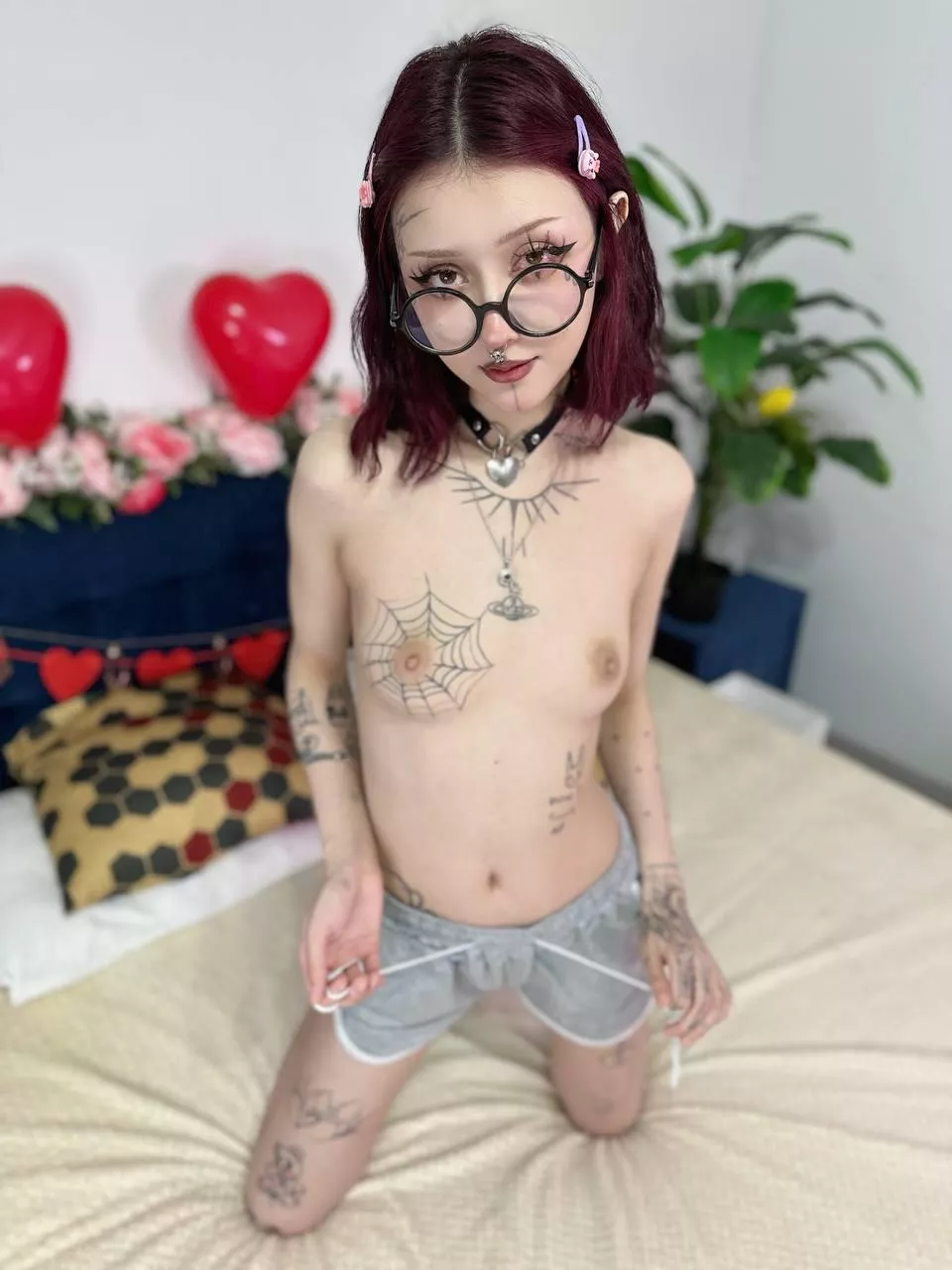 I hope my cute tattooed body is what turns you on posted by CuteHottieQueen