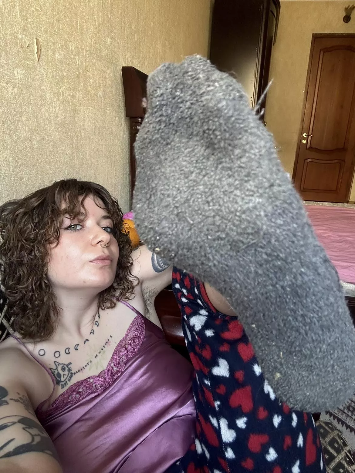 I’m enjoying my own sweat posted by feetyourlick