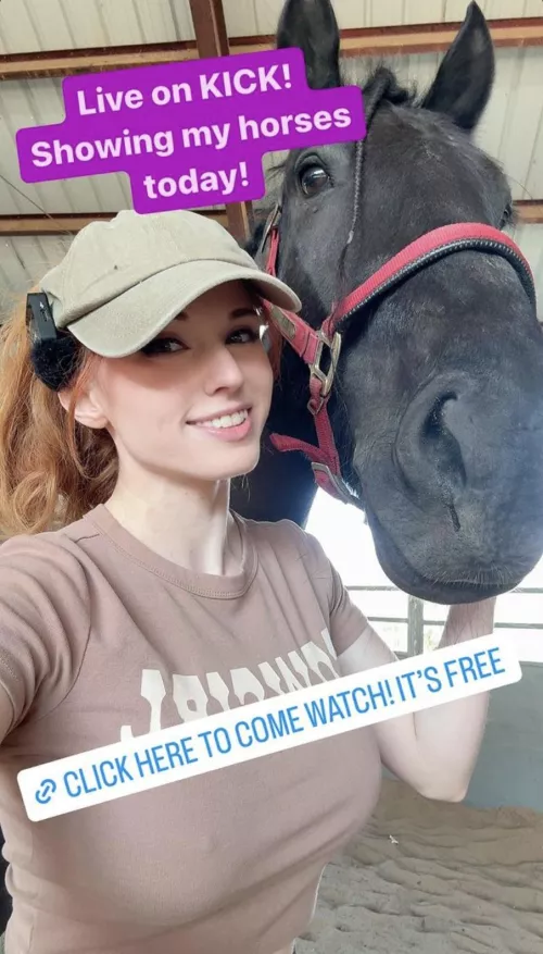 LIVE on KICK! Showing my horses today! - KICK.COM/AMOURANTH  by InfiltratorOmega