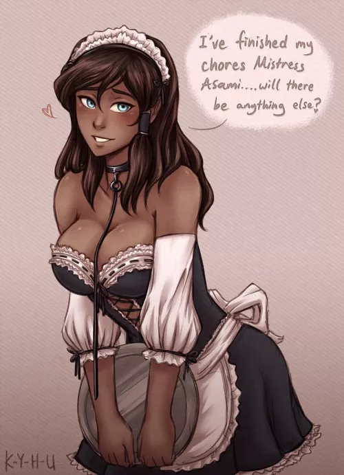 Maid Korra (k-y-h-u) [legend of Korra] by karaloveskate