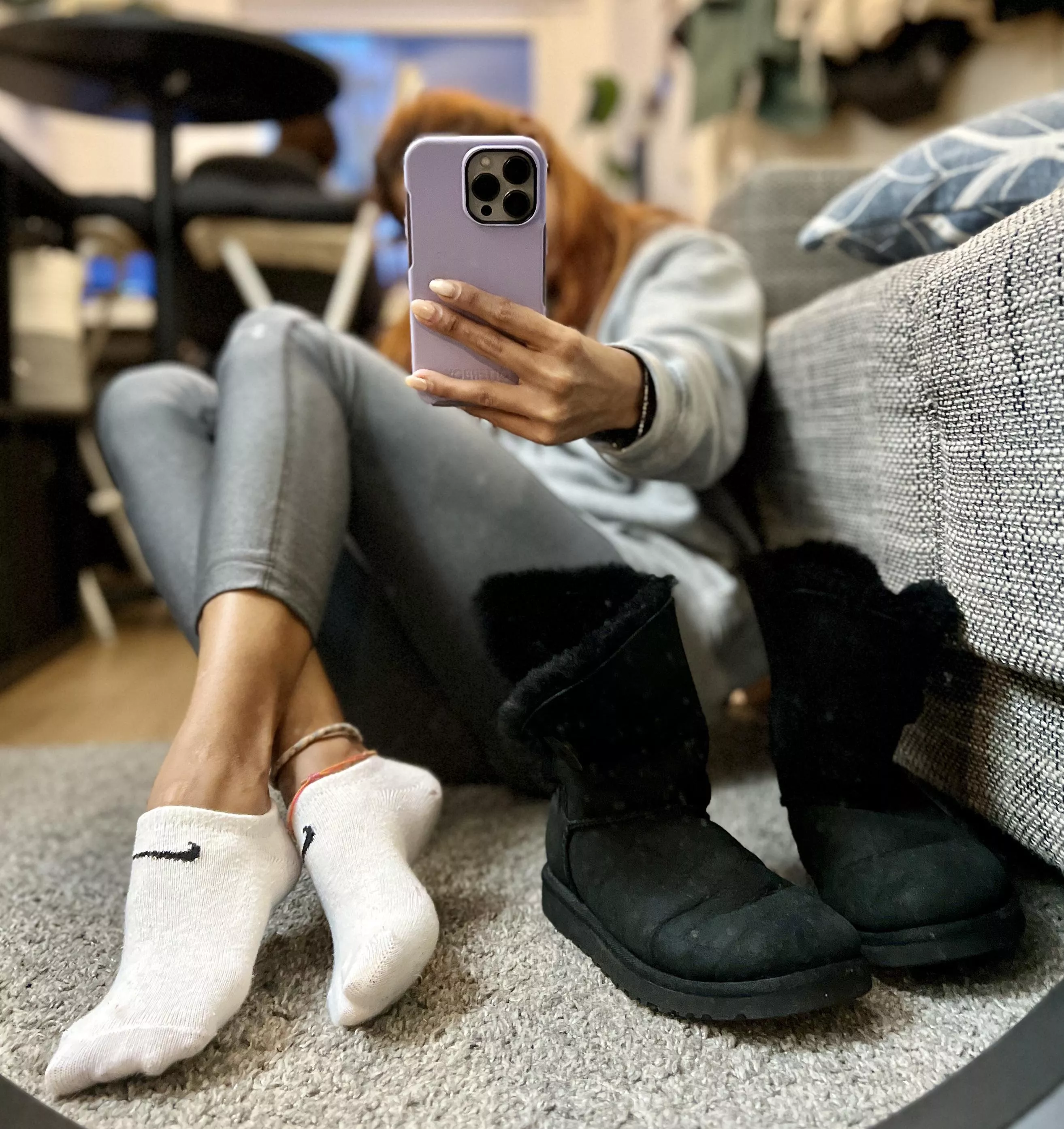 Nike socks, best socks 😈 posted by isa_stillsinning