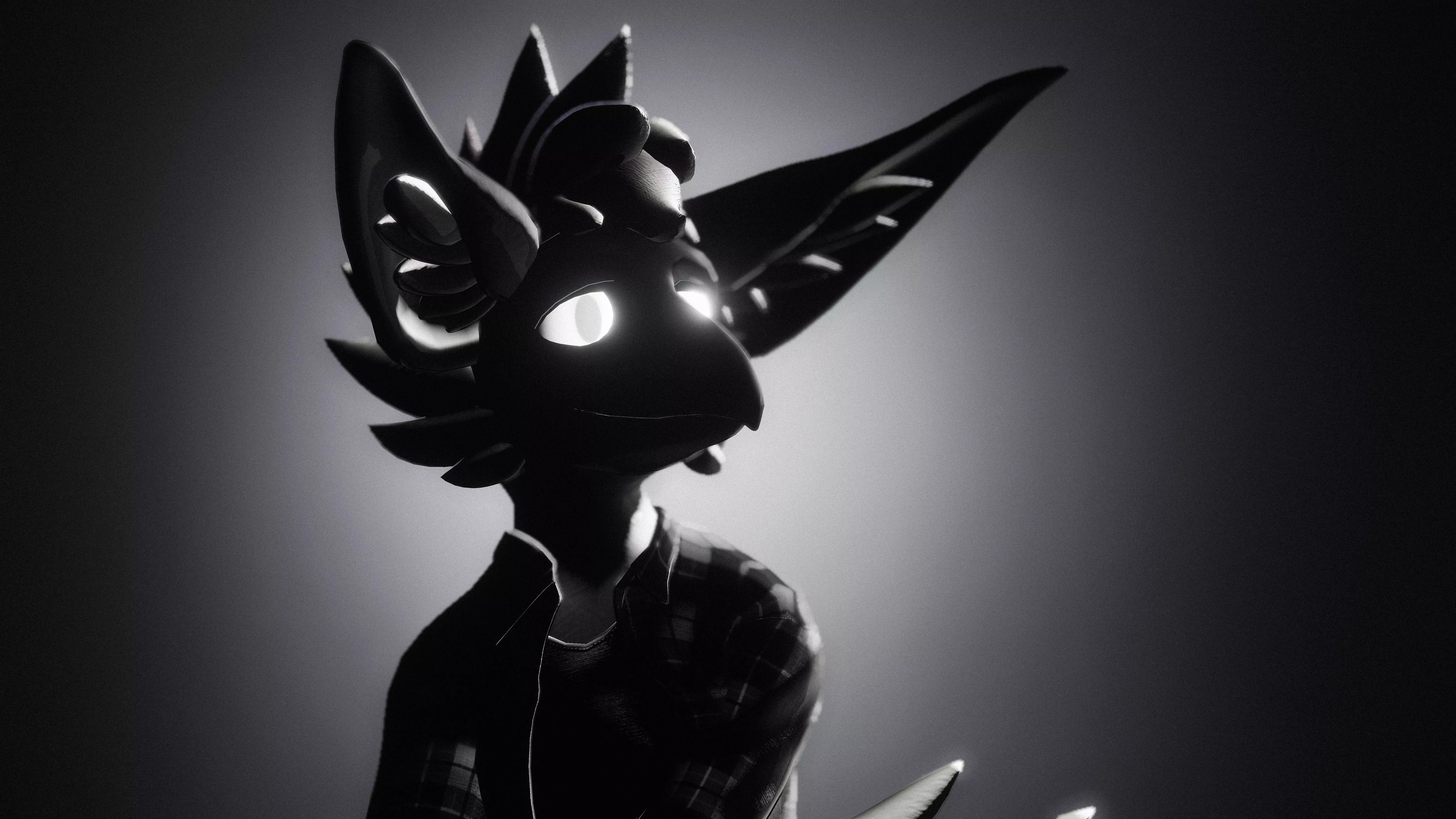 Self portrait in VRC.  posted by yuruse31