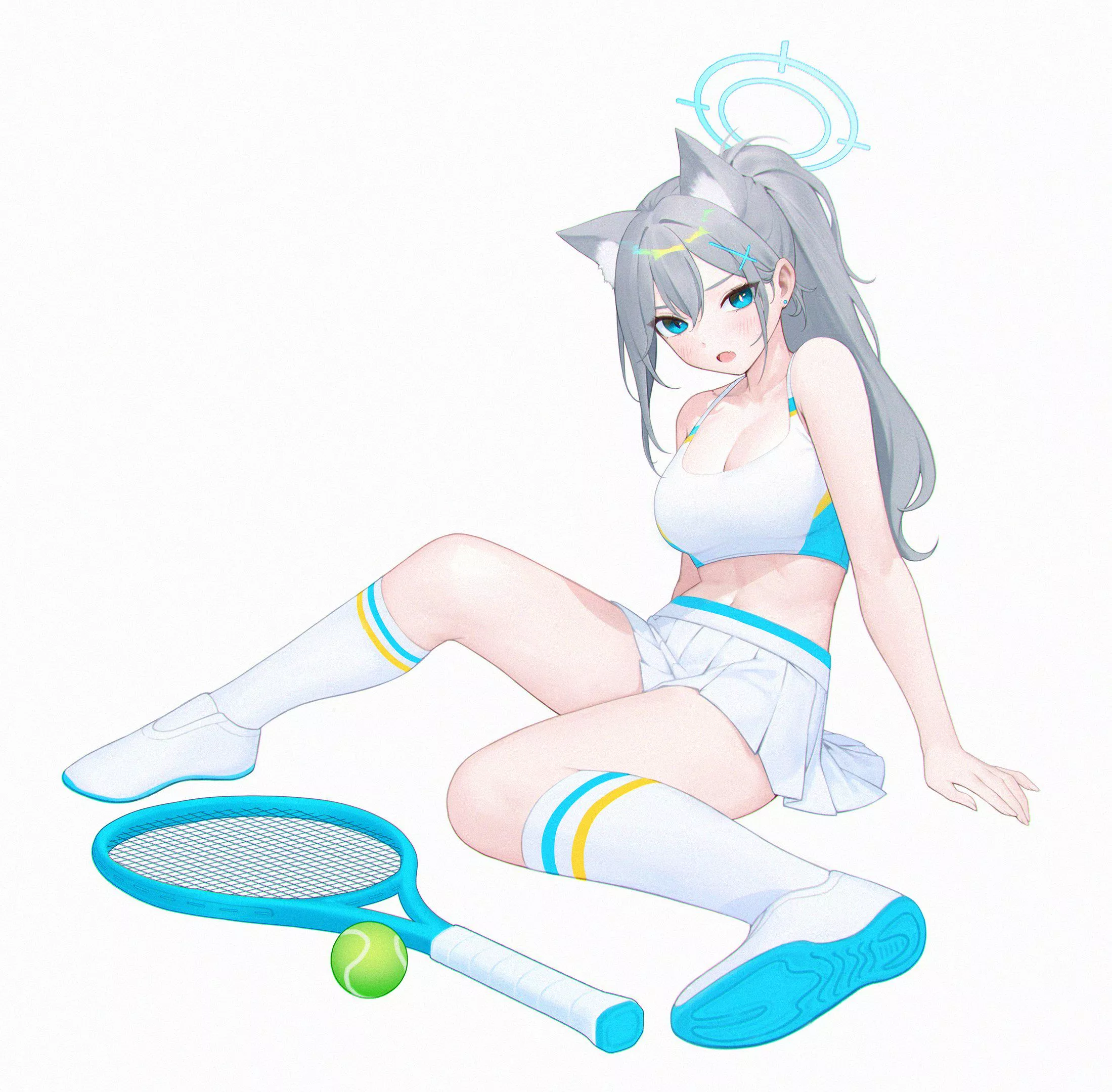 Shiroko Tennis [Blue Archive] posted by CheetahSperm18