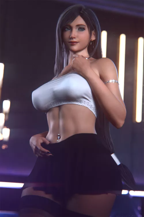 Tifa (Pizz3D) by Kuro-Oji