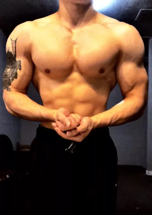 Want someone to lick my nipples and massage my huge chest before I drill their hole with my giant cock 🥹🥹 by TheeGuyDerek