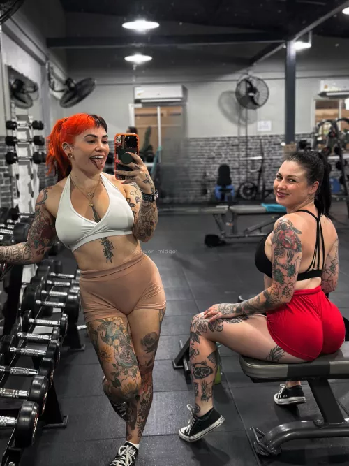 We love training together 🥰 by power_midget