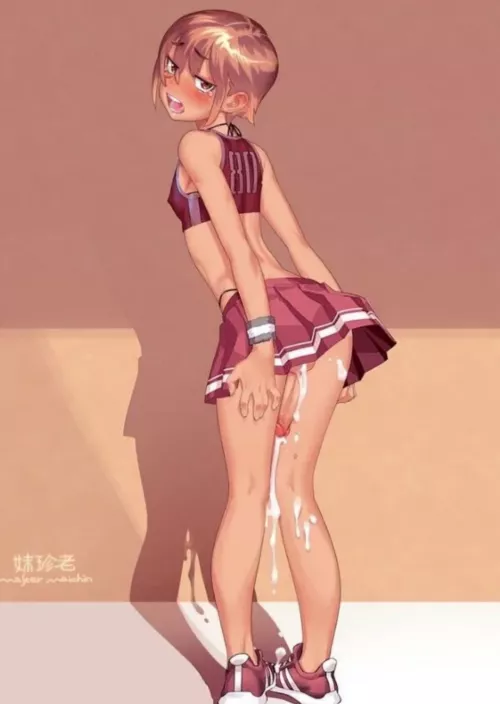 When I joined the cheerleaders to support the team this is not what I had in mind~ by KinkySwitchBoi