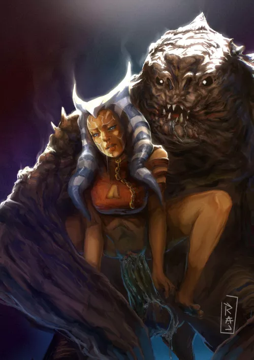 Ahsoka riding the east (raj)  by Billy3414