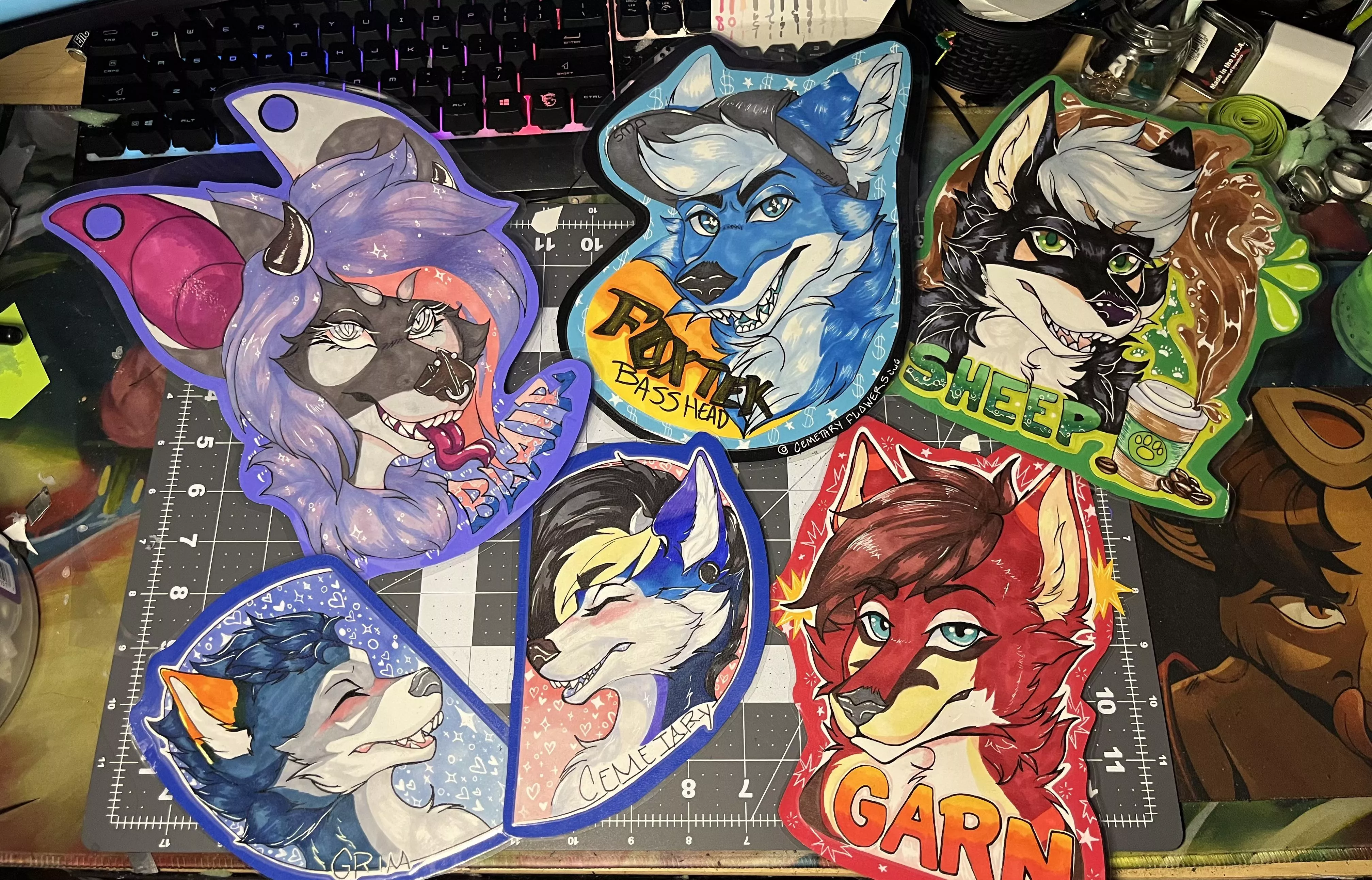 Badges! (art by me) posted by ParticularUsual8916