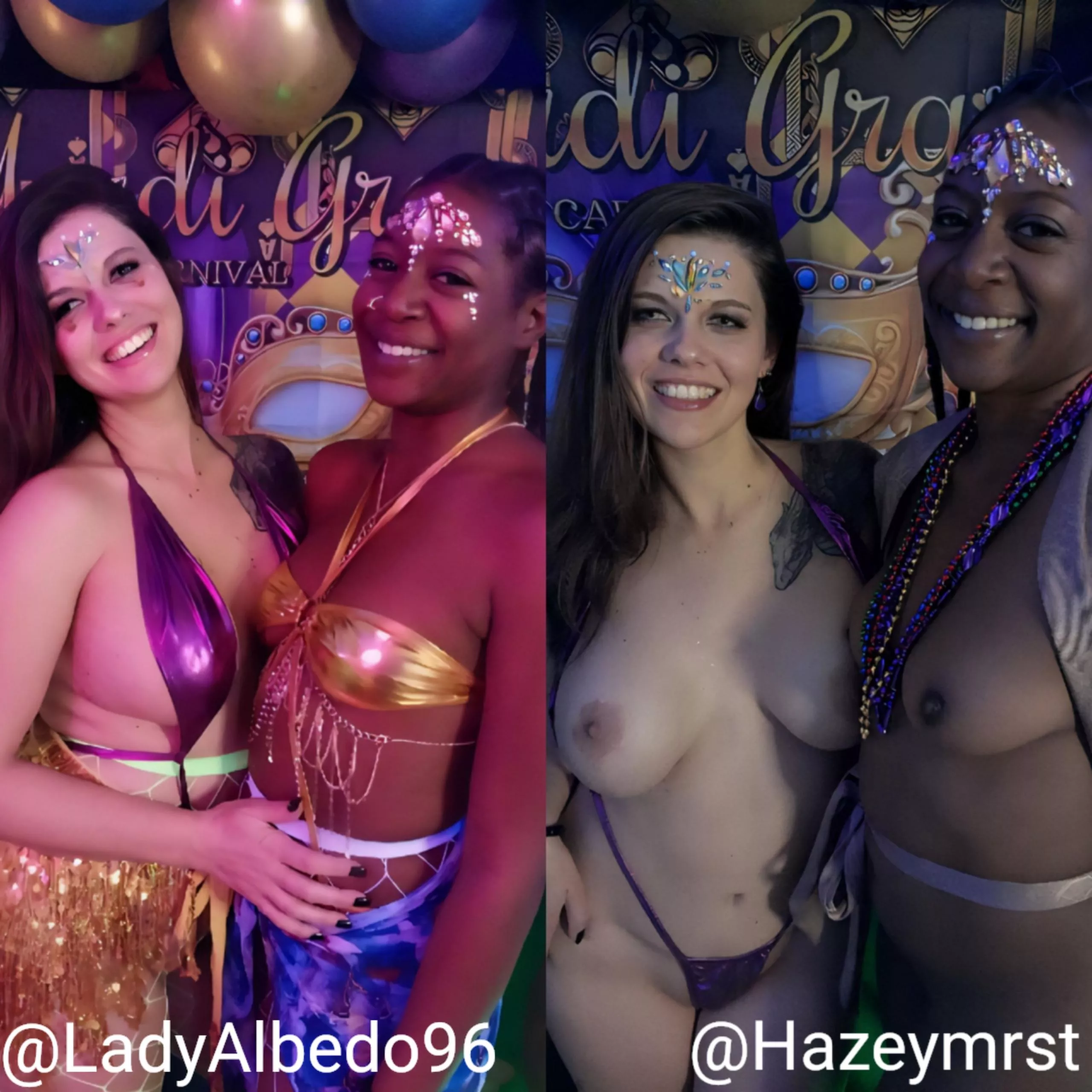 Before and After coming out of a swingers club with my girl. posted by Lady_Albedo_96