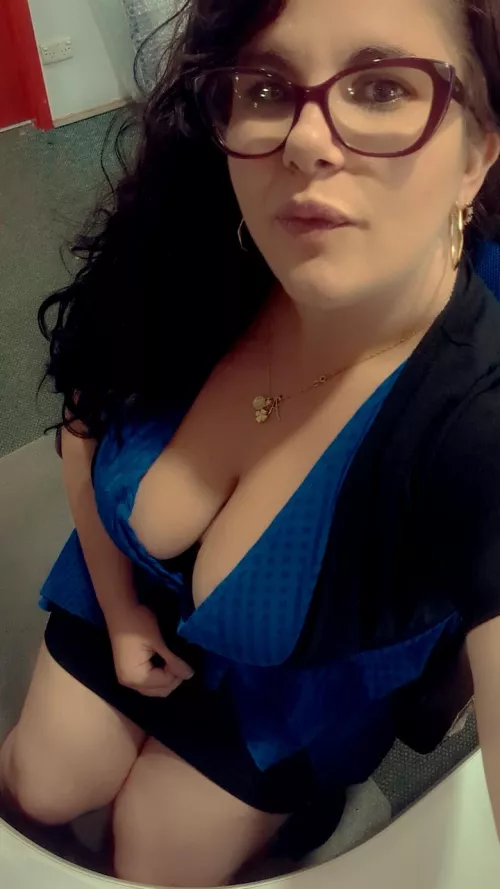 Bra free in the office  by fuckity-byee