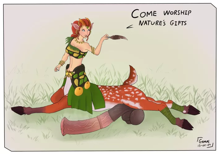 Enchantress wants you to study her Impetus [Gamal] by deafan