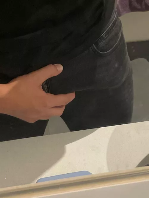 even shows through jeans 🤫 by Kop261