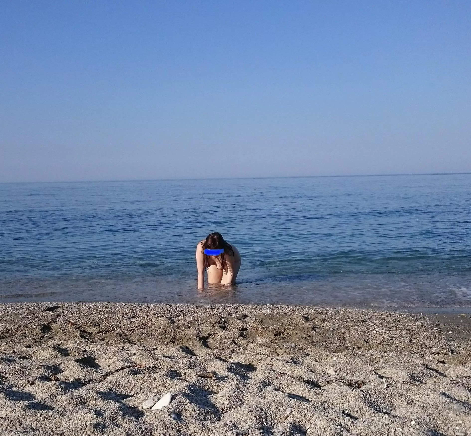 First dip in the nudist beach posted by immemoric
